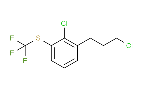 CAS No. 1804275-29-3, 1-Chloro-2-(3-chloropropyl)-6-(trifluoromethylthio)benzene
