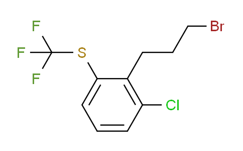 CAS No. 1806447-29-9, 1-(3-Bromopropyl)-2-chloro-6-(trifluoromethylthio)benzene