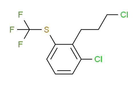 CAS No. 1804071-41-7, 1-Chloro-2-(3-chloropropyl)-3-(trifluoromethylthio)benzene