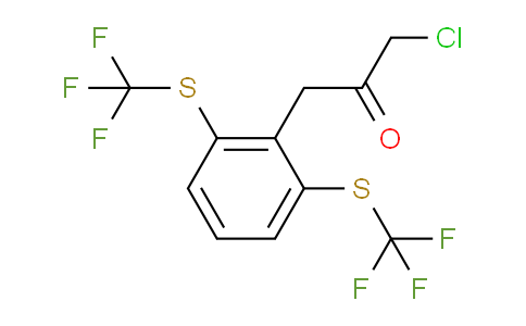 CAS No. 1803746-68-0, 1-(2,6-Bis(trifluoromethylthio)phenyl)-3-chloropropan-2-one