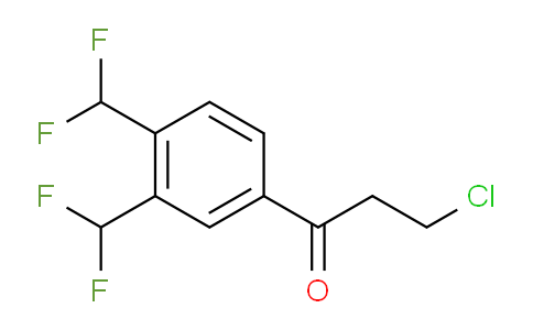 CAS No. 1803857-68-2, 1-(3,4-Bis(difluoromethyl)phenyl)-3-chloropropan-1-one