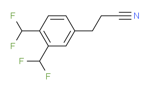 CAS No. 1806573-34-1, (3,4-Bis(difluoromethyl)phenyl)propanenitrile
