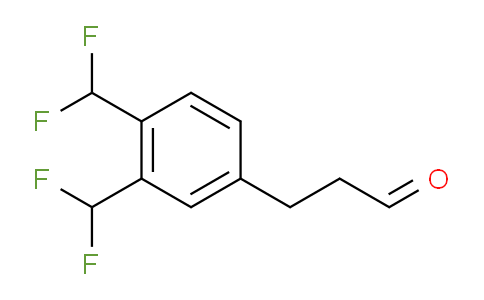 CAS No. 1804212-22-3, (3,4-Bis(difluoromethyl)phenyl)propanal
