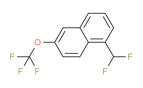 CAS No. 1261562-67-7, 1-(Difluoromethyl)-6-(trifluoromethoxy)naphthalene