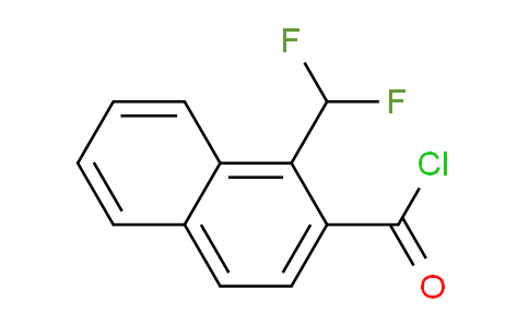 CAS No. 1261456-71-6, 1-(Difluoromethyl)naphthalene-2-carbonyl chloride