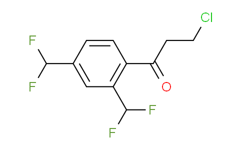 CAS No. 1807045-75-5, 1-(2,4-Bis(difluoromethyl)phenyl)-3-chloropropan-1-one