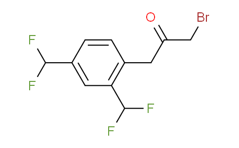 CAS No. 1806400-31-6, 1-(2,4-Bis(difluoromethyl)phenyl)-3-bromopropan-2-one