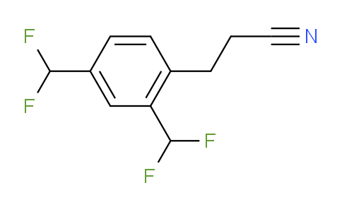 CAS No. 1803857-63-7, (2,4-Bis(difluoromethyl)phenyl)propanenitrile
