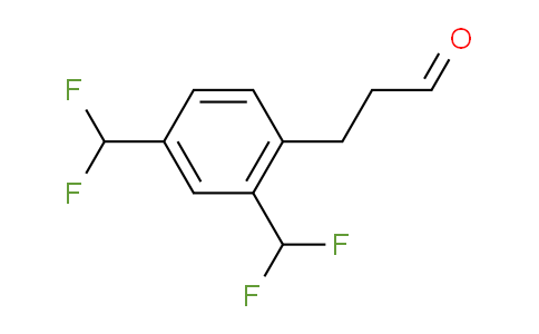 CAS No. 1806535-54-5, (2,4-Bis(difluoromethyl)phenyl)propanal