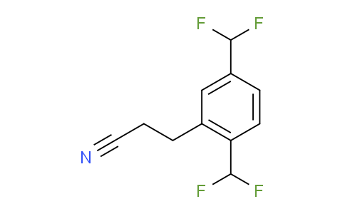 CAS No. 1806535-36-3, (2,5-Bis(difluoromethyl)phenyl)propanenitrile