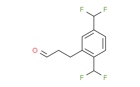 CAS No. 1806499-42-2, (2,5-Bis(difluoromethyl)phenyl)propanal