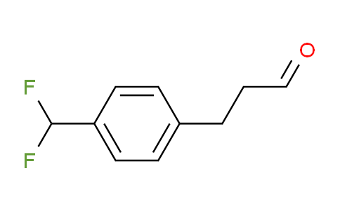 CAS No. 1803846-19-6, (4-(Difluoromethyl)phenyl)propanal