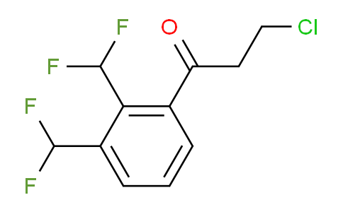 CAS No. 1807045-83-5, 1-(2,3-Bis(difluoromethyl)phenyl)-3-chloropropan-1-one
