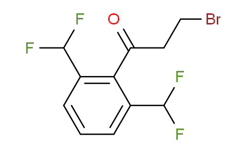 CAS No. 1806535-60-3, 1-(2,6-Bis(difluoromethyl)phenyl)-3-bromopropan-1-one