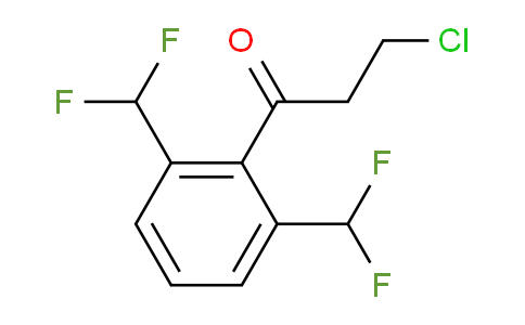 CAS No. 1804212-49-4, 1-(2,6-Bis(difluoromethyl)phenyl)-3-chloropropan-1-one