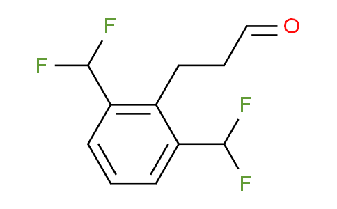 CAS No. 1804040-12-7, (2,6-Bis(difluoromethyl)phenyl)propanal