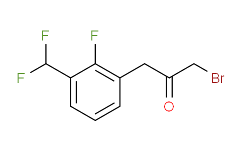 CAS No. 1803721-09-6, 1-Bromo-3-(3-(difluoromethyl)-2-fluorophenyl)propan-2-one