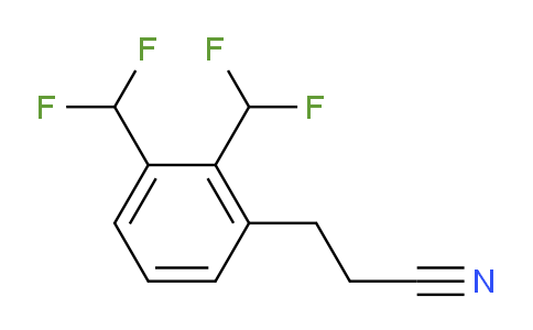 CAS No. 1804203-84-6, (2,3-Bis(difluoromethyl)phenyl)propanenitrile