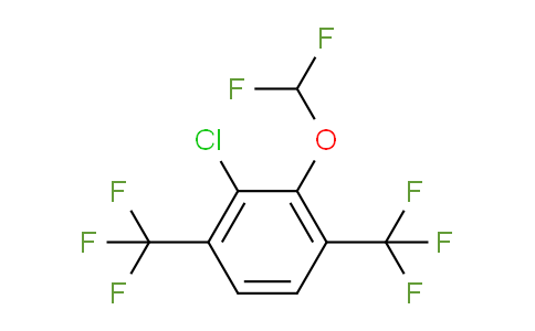 CAS No. 1805518-56-2, 1,4-Bis(trifluoromethyl)-2-chloro-3-(difluoromethoxy)benzene