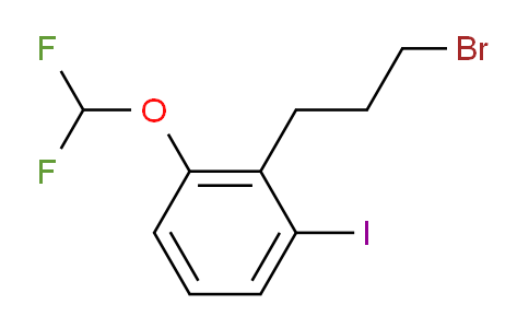 CAS No. 1806385-56-7, 1-(3-Bromopropyl)-2-(difluoromethoxy)-6-iodobenzene