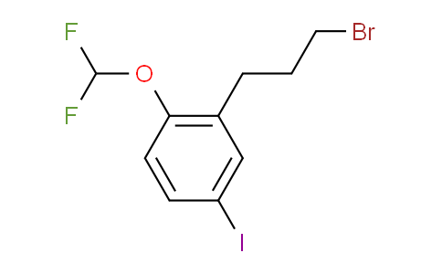 CAS No. 1806643-58-2, 1-(3-Bromopropyl)-2-(difluoromethoxy)-5-iodobenzene
