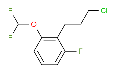 CAS No. 1803893-92-6, 1-(3-Chloropropyl)-2-(difluoromethoxy)-6-fluorobenzene