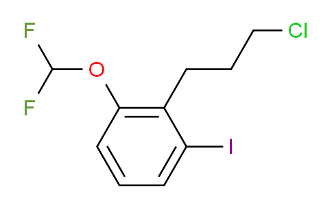 CAS No. 1806643-63-9, 1-(3-Chloropropyl)-2-(difluoromethoxy)-6-iodobenzene