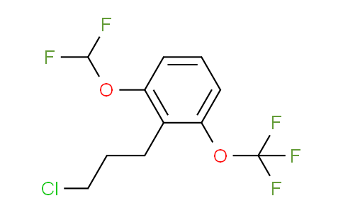CAS No. 1803887-83-3, 1-(3-Chloropropyl)-2-(difluoromethoxy)-6-(trifluoromethoxy)benzene
