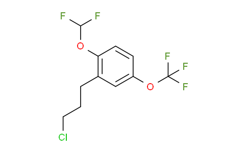 CAS No. 1806532-03-5, 1-(3-Chloropropyl)-2-(difluoromethoxy)-5-(trifluoromethoxy)benzene