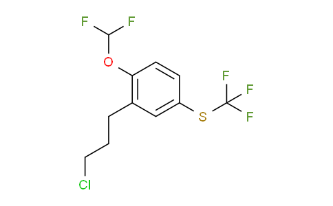 CAS No. 1804188-54-2, 1-(3-Chloropropyl)-2-(difluoromethoxy)-5-(trifluoromethylthio)benzene