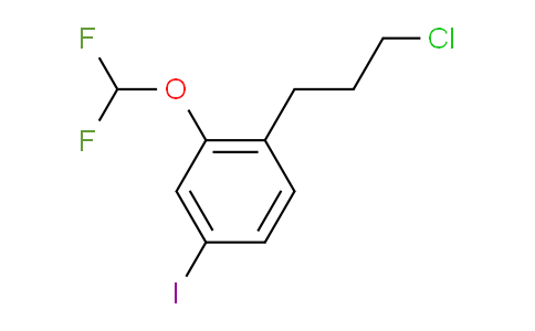 CAS No. 1804190-23-5, 1-(3-Chloropropyl)-2-(difluoromethoxy)-4-iodobenzene