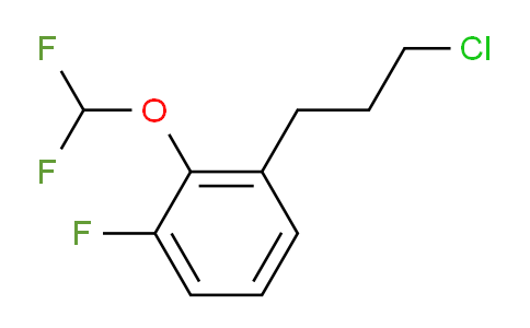 CAS No. 1804188-38-2, 1-(3-Chloropropyl)-2-(difluoromethoxy)-3-fluorobenzene