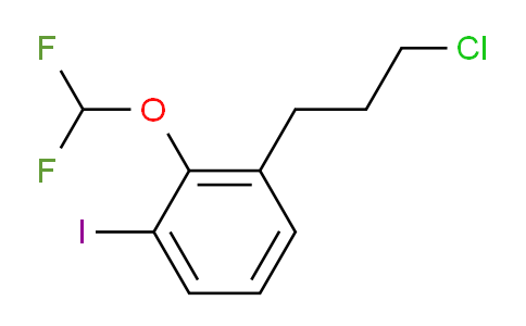 CAS No. 1803887-72-0, 1-(3-Chloropropyl)-2-(difluoromethoxy)-3-iodobenzene