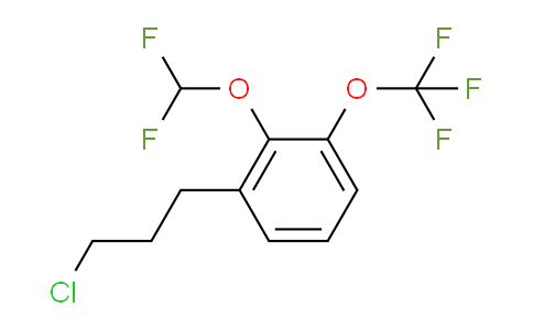 CAS No. 1805890-75-8, 1-(3-Chloropropyl)-2-(difluoromethoxy)-3-(trifluoromethoxy)benzene