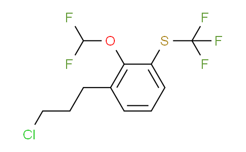 CAS No. 1803889-46-4, 1-(3-Chloropropyl)-2-(difluoromethoxy)-3-(trifluoromethylthio)benzene