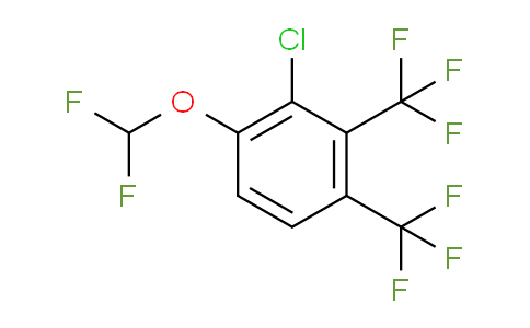 CAS No. 1805080-89-0, 1,2-Bis(trifluoromethyl)-3-chloro-4-(difluoromethoxy)benzene
