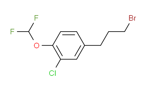CAS No. 1806396-27-9, 1-(3-Bromopropyl)-3-chloro-4-(difluoromethoxy)benzene