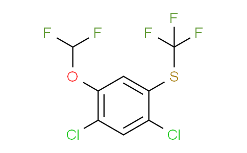 CAS No. 1803834-16-3, 1,5-Dichloro-2-difluoromethoxy-4-(trifluoromethylthio)benzene