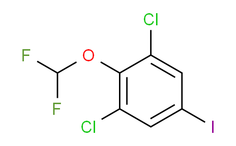 CAS No. 1803832-45-2, 1,3-Dichloro-2-difluoromethoxy-5-iodobenzene