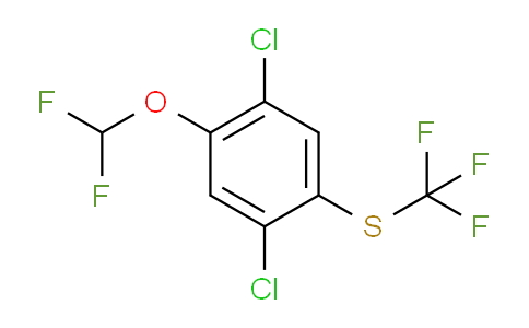 CAS No. 1807052-65-8, 1,4-Dichloro-2-difluoromethoxy-5-(trifluoromethylthio)benzene