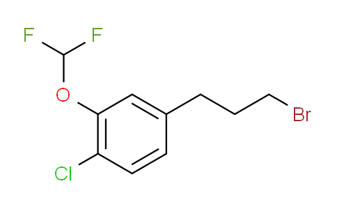 CAS No. 1806472-91-2, 1-(3-Bromopropyl)-4-chloro-3-(difluoromethoxy)benzene