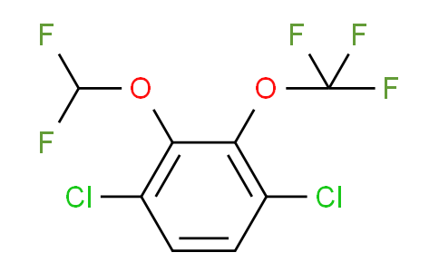 CAS No. 1803718-17-3, 1,4-Dichloro-2-difluoromethoxy-3-(trifluoromethoxy)benzene