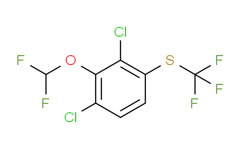 CAS No. 1804885-59-3, 1,3-Dichloro-2-difluoromethoxy-4-(trifluoromethylthio)benzene