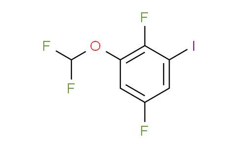 CAS No. 1803803-60-2, 1,4-Difluoro-2-difluoromethoxy-6-iodobenzene