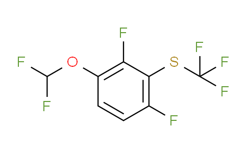 CAS No. 1803828-15-0, 1,3-Difluoro-4-difluoromethoxy-2-(trifluoromethylthio)benzene