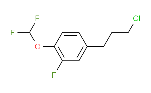 CAS No. 1804081-68-2, 1-(3-Chloropropyl)-4-(difluoromethoxy)-3-fluorobenzene