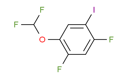 CAS No. 1806270-50-7, 1,5-Difluoro-2-difluoromethoxy-4-iodobenzene