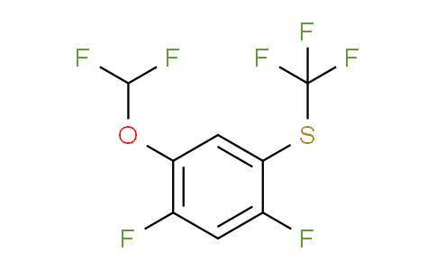 CAS No. 1806277-17-7, 1,5-Difluoro-2-difluoromethoxy-4-(trifluoromethylthio)benzene