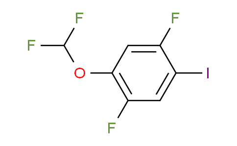 CAS No. 1804896-43-2, 1,4-Difluoro-2-difluoromethoxy-5-iodobenzene