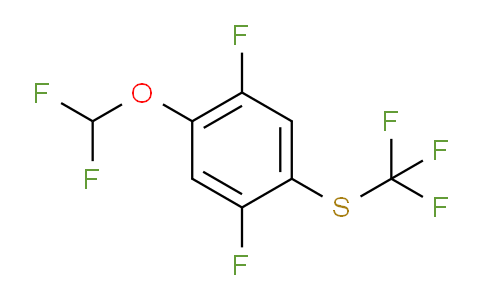 CAS No. 1803788-19-3, 1,4-Difluoro-2-difluoromethoxy-5-(trifluoromethylthio)benzene